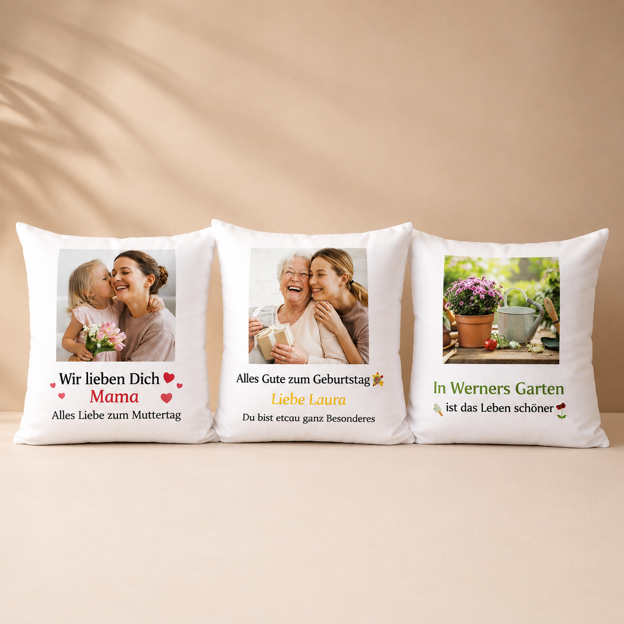 Personalisiertes Kissen