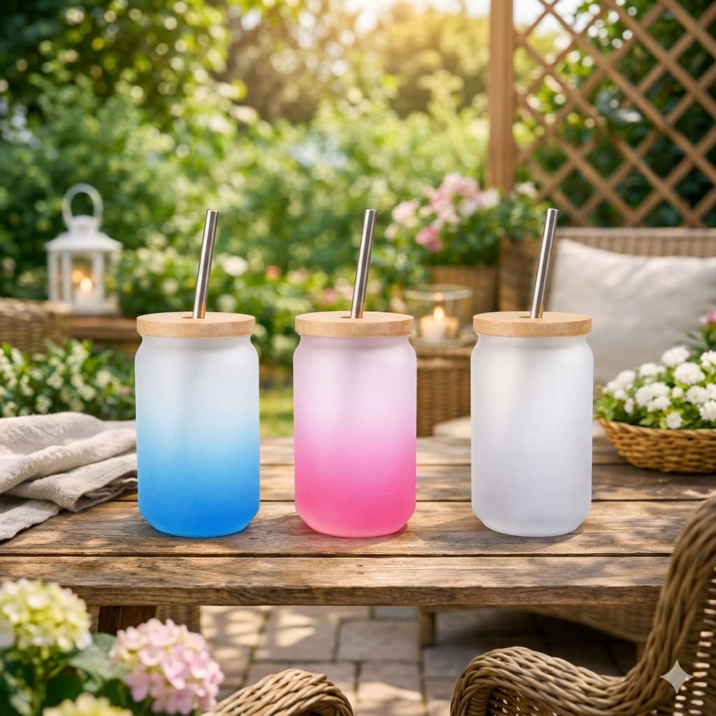 Personalisierter Glas Trinkbecher